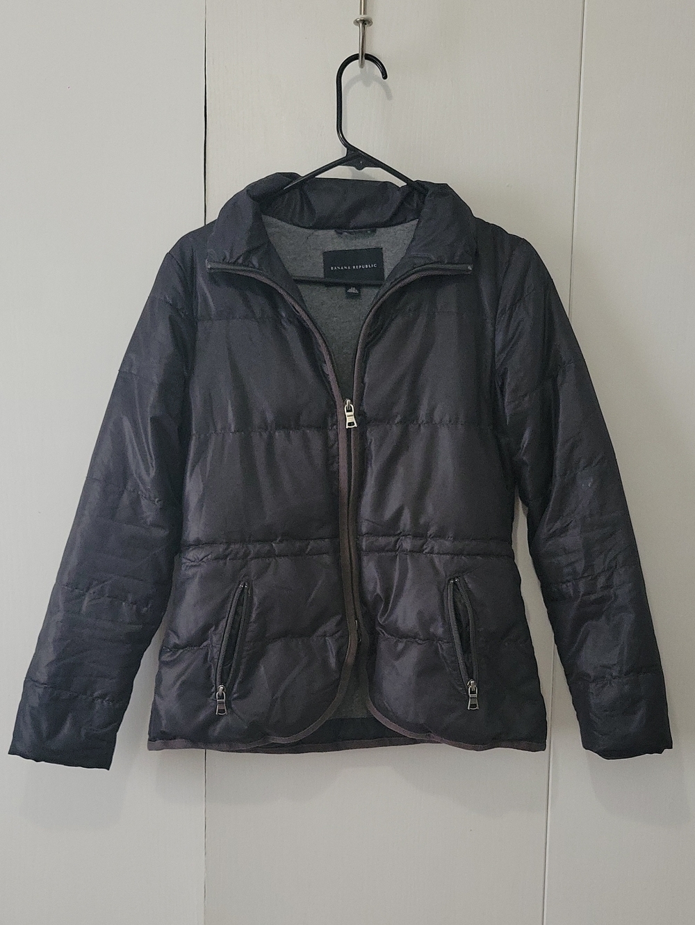 Banana Republic Dark  Quilted Puffer Jacket